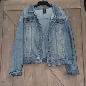 Faded Glory Classic Blue Denim Jacket